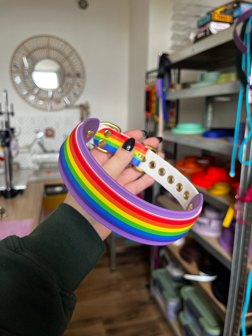 Collier bi-largeur Pride (35 à 45cm)