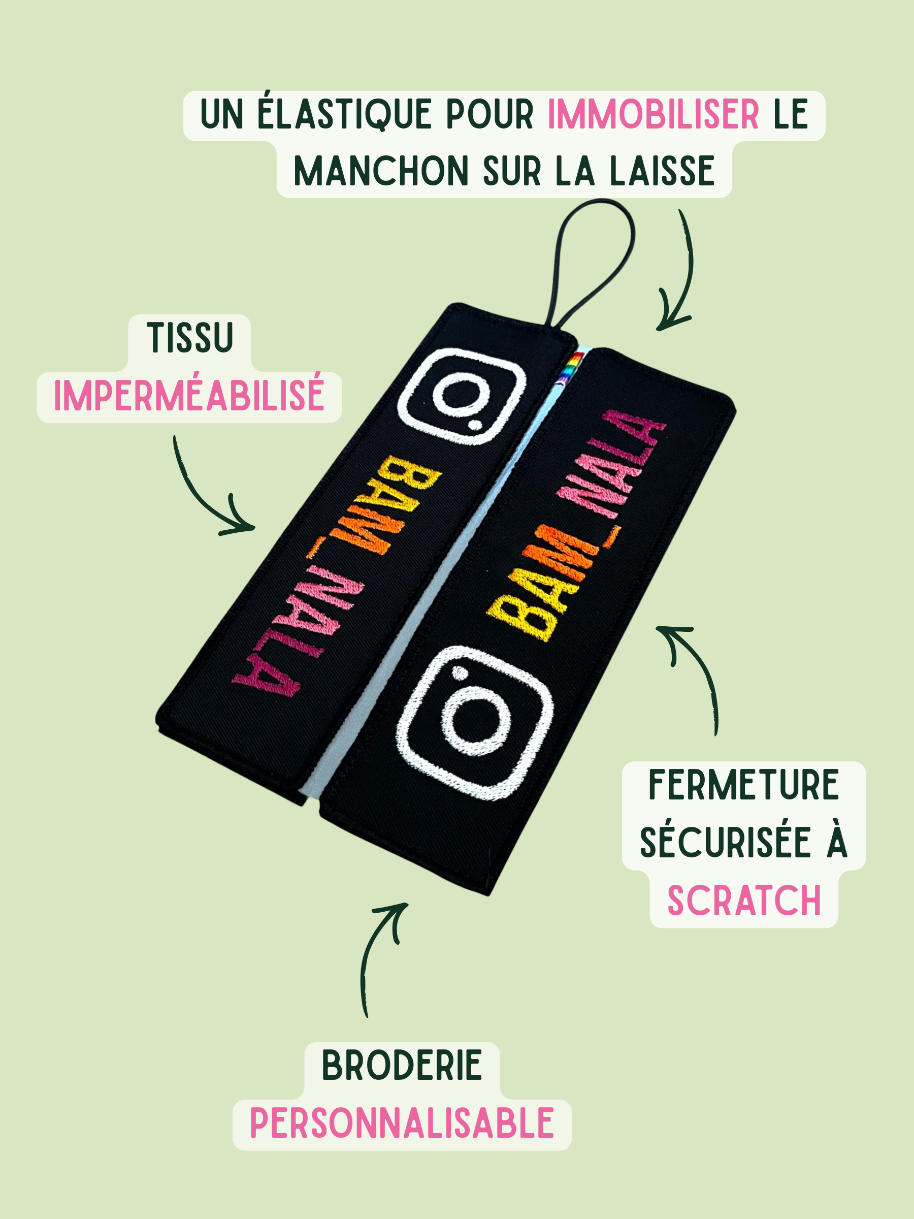 Le manchon de laisse - Instagram